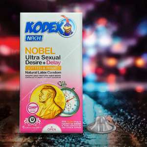 کاندوم کدکس تحریک کننده اولترا نوبل تاخیری 12 عددی