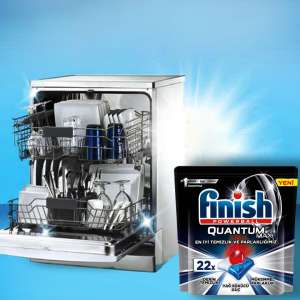 قرص ماشین ظرفشویی finish عددی 22 quantum max وارداتی